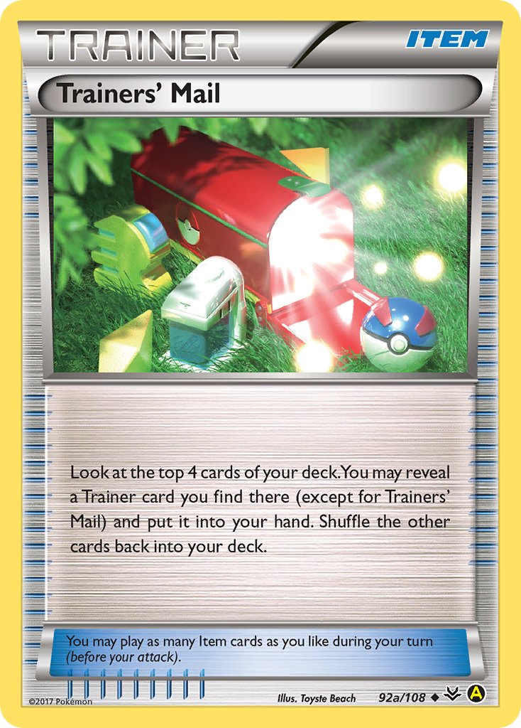 Trainers' Mail (92a/108) [Alternate Art Promos] | Enigma On Main