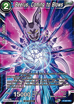 Beerus, Coming to Blows (Unison Warrior Series Boost Tournament Pack Vol. 7) (P-367) [Tournament Promotion Cards] | Enigma On Main