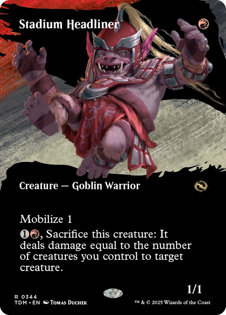 Stadium Headliner (Borderless) [Tarkir: Dragonstorm] | Enigma On Main