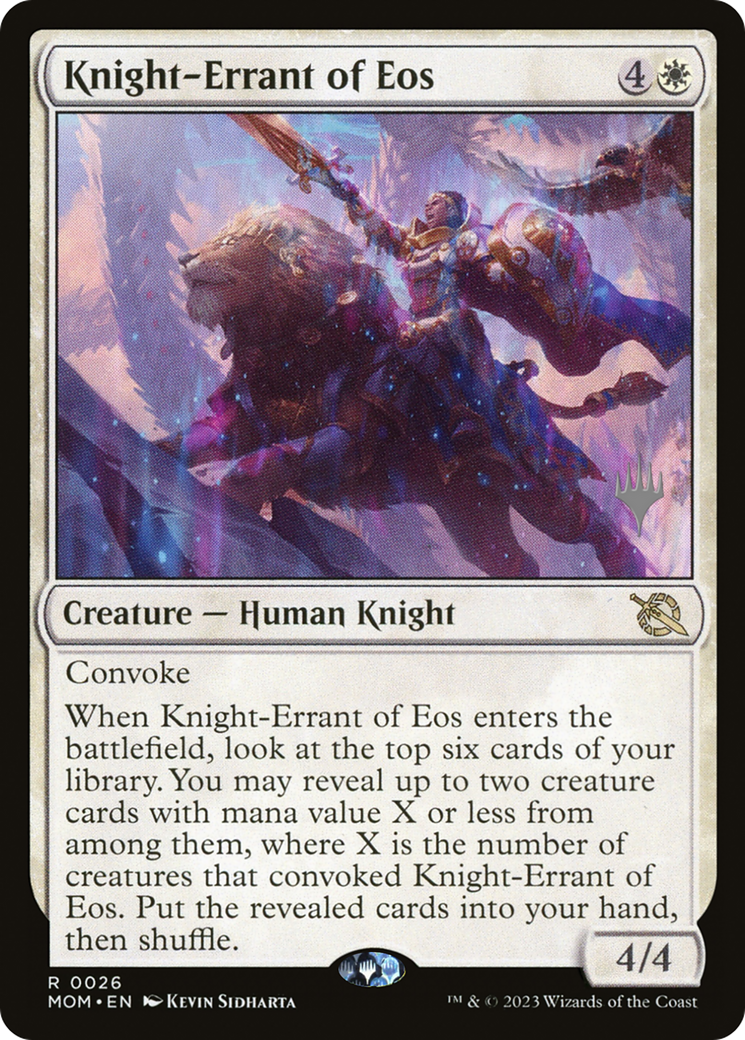 Knight-Errant of Eos (Promo Pack) [March of the Machine Promos] | Enigma On Main