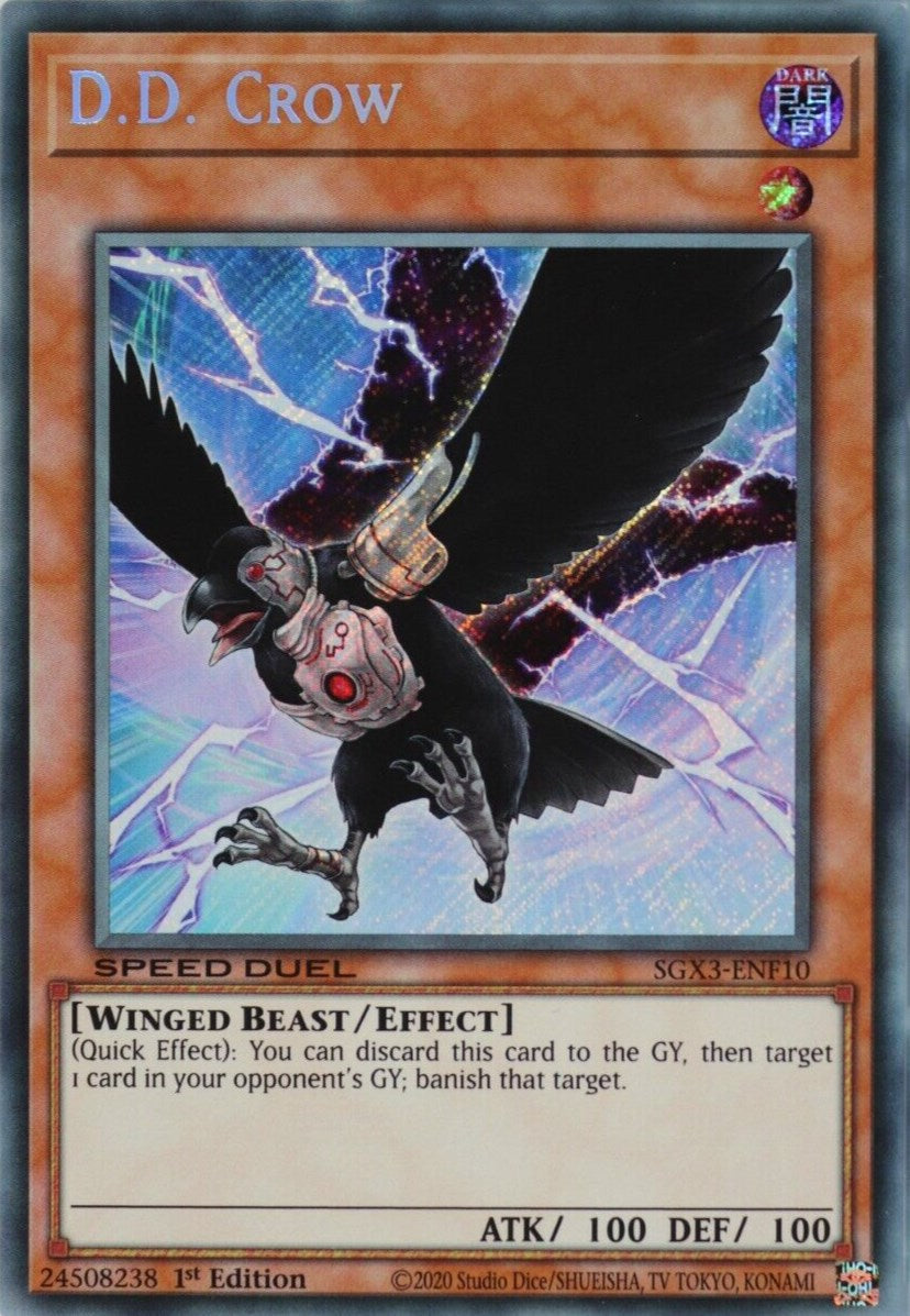 D.D. Crow [SGX3-ENF10] Secret Rare | Enigma On Main