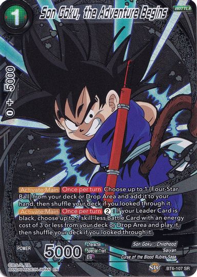 Son Goku, the Adventure Begins (Collector's Selection Vol. 1) (BT6-107) [Promotion Cards] | Enigma On Main