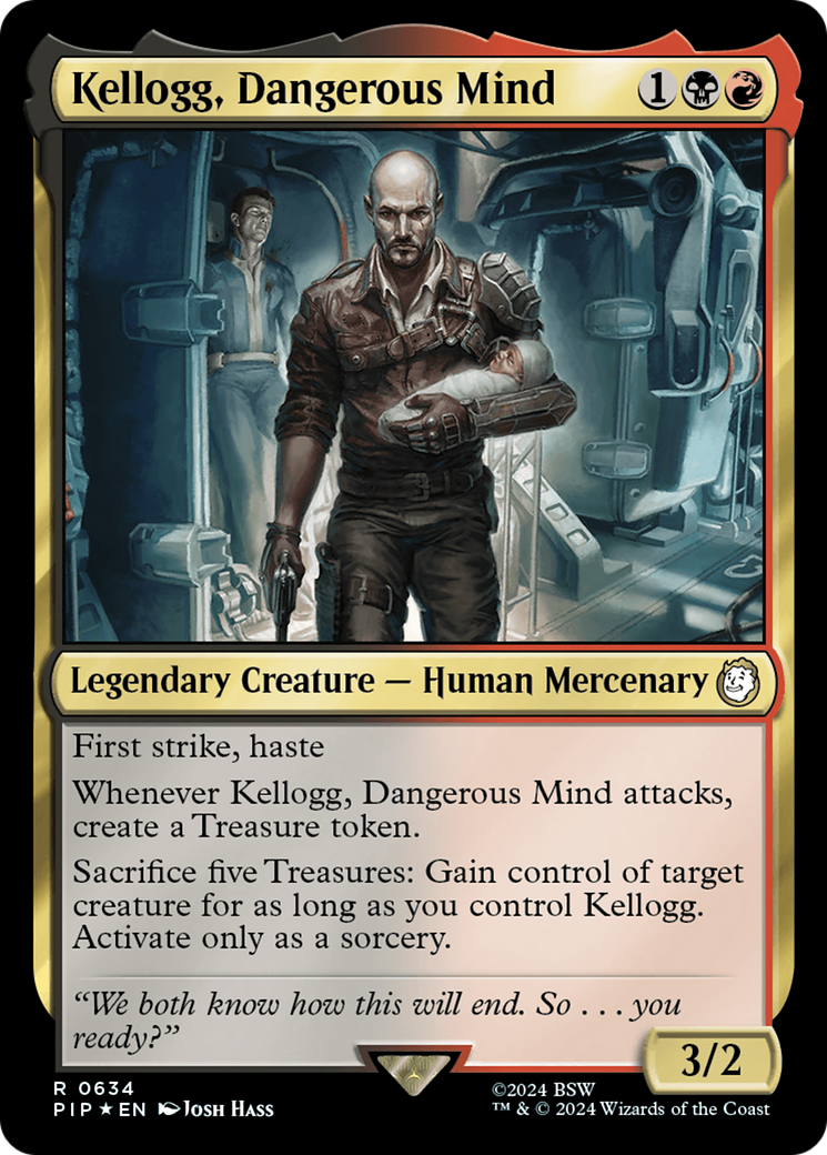 Kellogg, Dangerous Mind (Surge Foil) [Fallout] | Enigma On Main