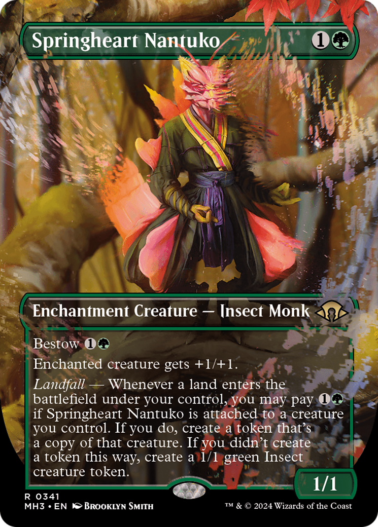 Springheart Nantuko (Borderless) [Modern Horizons 3] | Enigma On Main