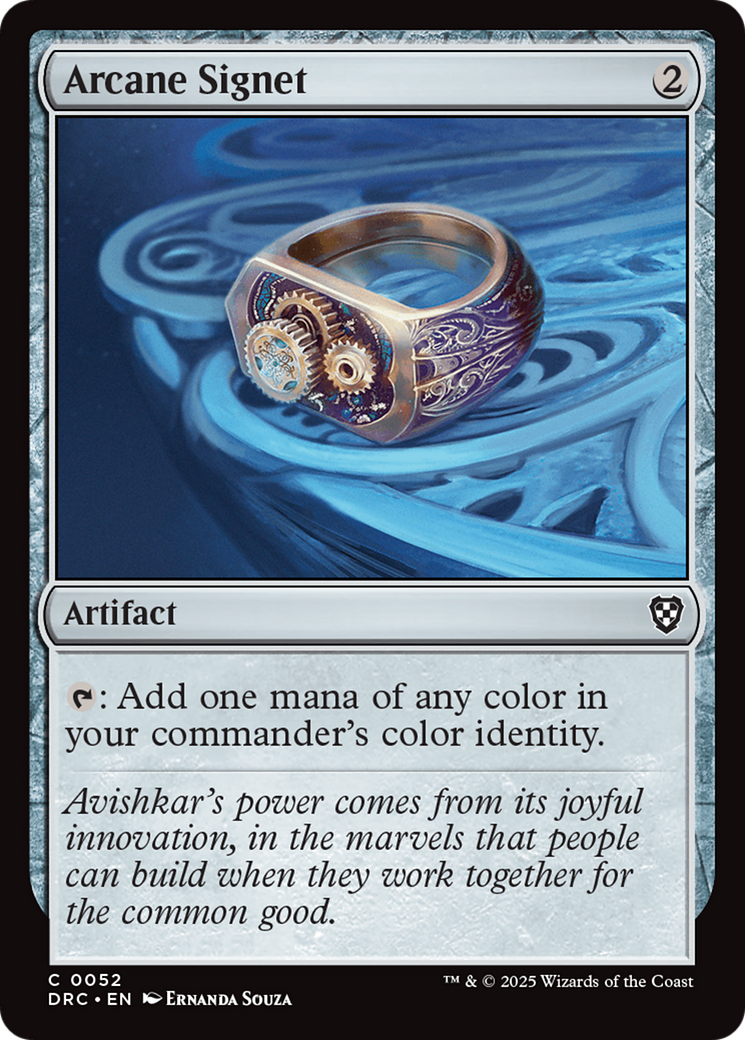 Arcane Signet (0052) [Aetherdrift Commander] | Enigma On Main