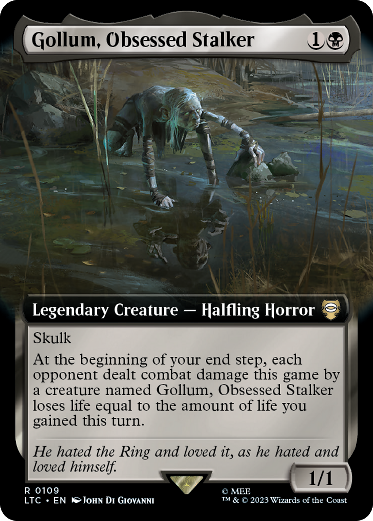 Gollum, Obsessed Stalker (Extended Art) [The Lord of the Rings: Tales of Middle-Earth Commander] | Enigma On Main