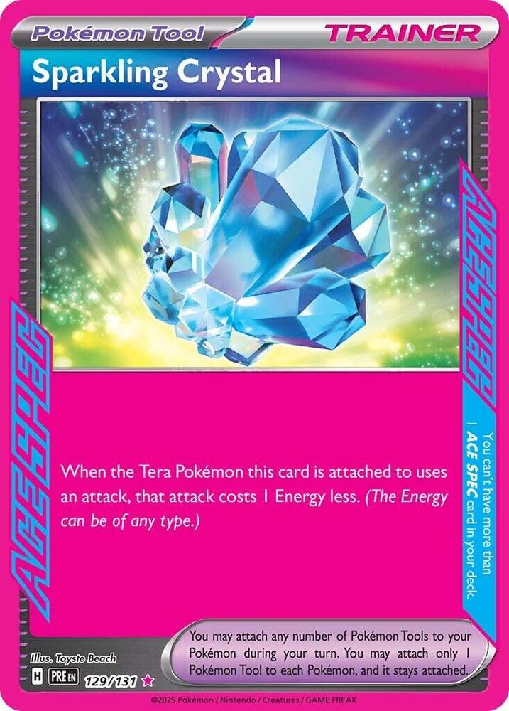 Sparkling Crystal (129/131) [Scarlet & Violet: Prismatic Evolutions] | Enigma On Main