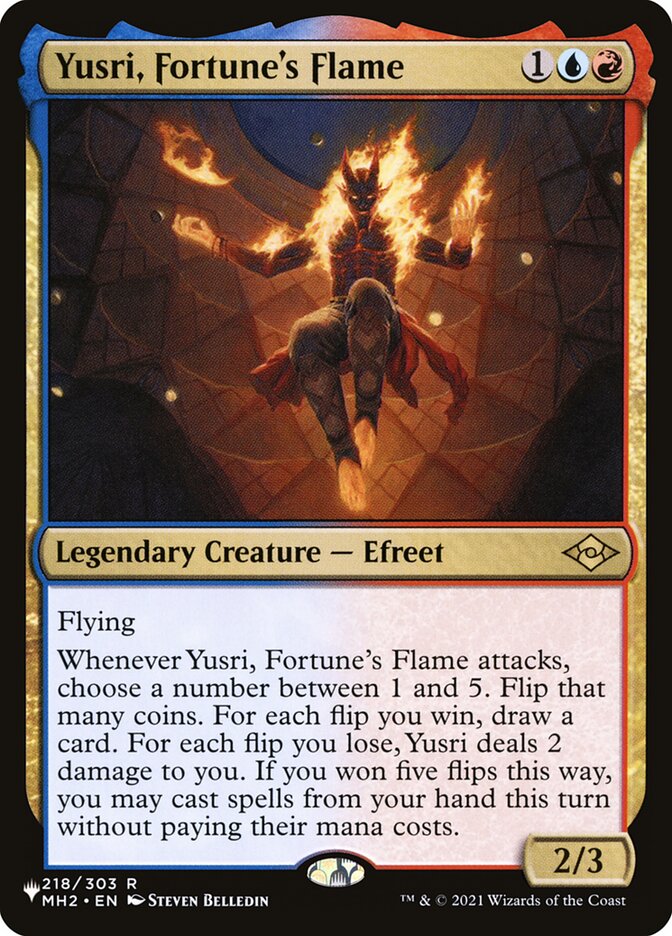 Yusri, Fortune's Flame [Secret Lair: Heads I Win, Tails You Lose] | Enigma On Main