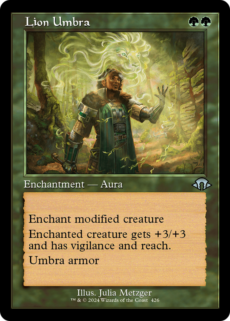 Lion Umbra (Retro Frame) [Modern Horizons 3] | Enigma On Main