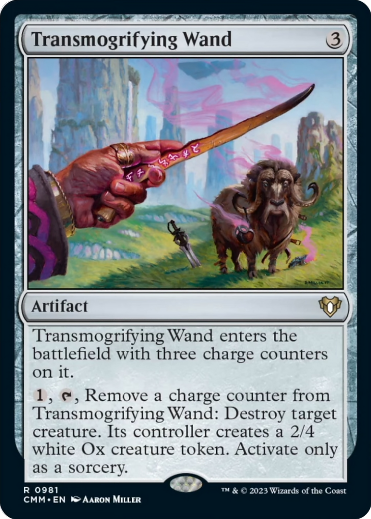 Transmogrifying Wand [Commander Masters] | Enigma On Main