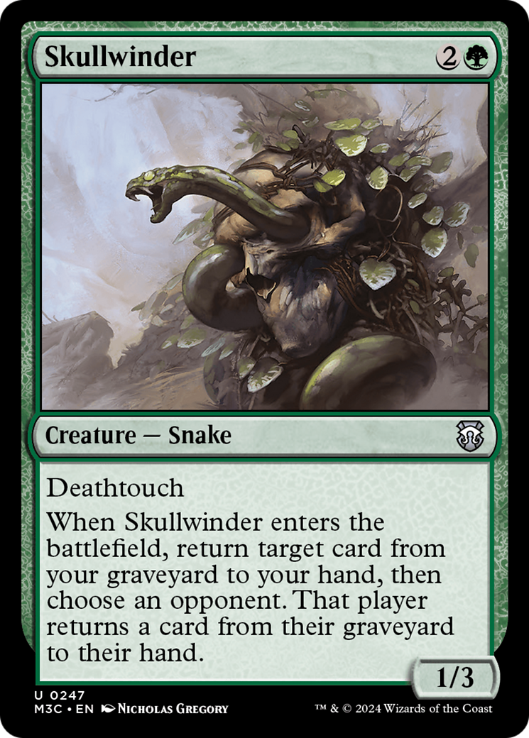 Skullwinder (Ripple Foil) [Modern Horizons 3 Commander] | Enigma On Main