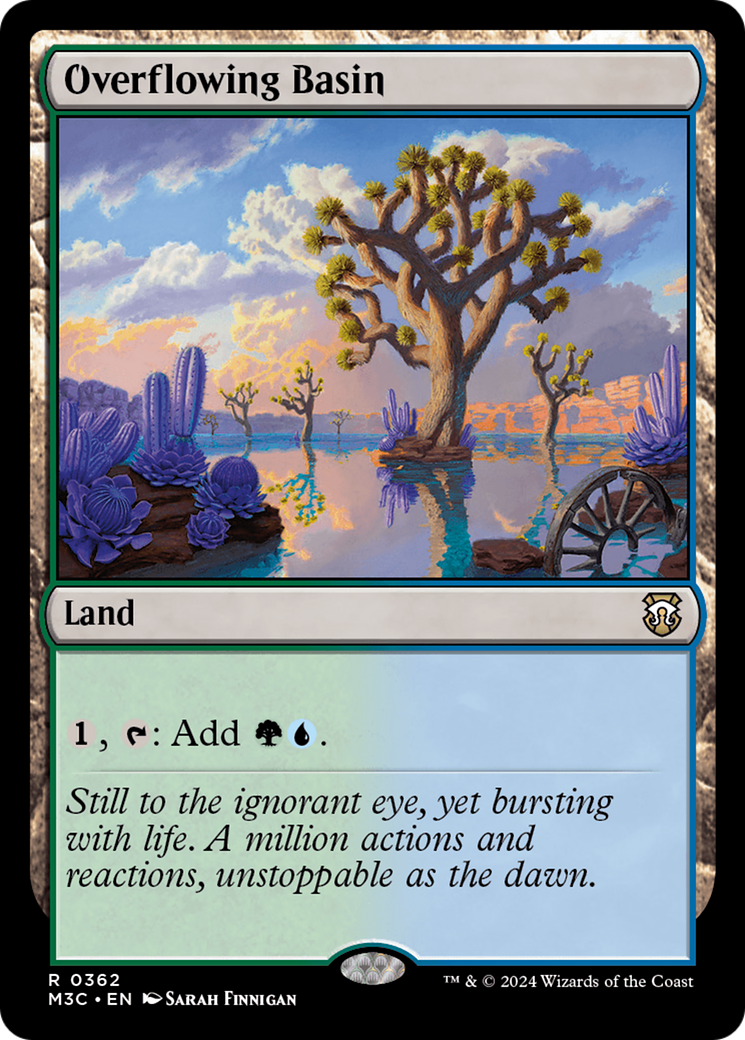 Overflowing Basin (Ripple Foil) [Modern Horizons 3 Commander] | Enigma On Main