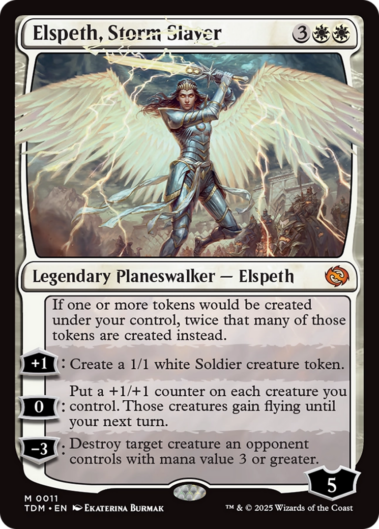 Elspeth, Storm Slayer [Tarkir: Dragonstorm] | Enigma On Main