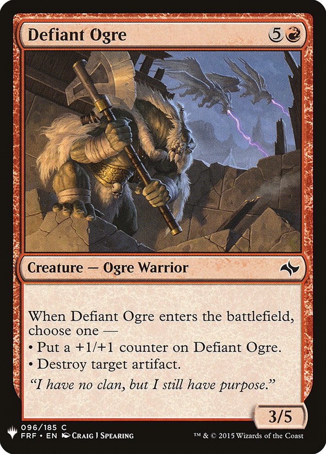 Defiant Ogre [Mystery Booster] | Enigma On Main