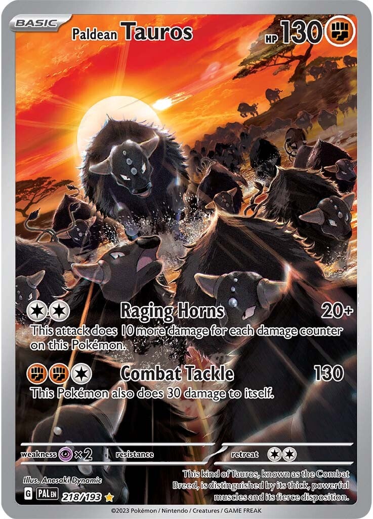 Paldean Tauros (218/193) [Scarlet & Violet: Paldea Evolved] | Enigma On Main