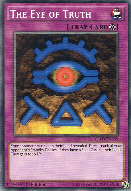 The Eye of Truth [YGLD-ENA39] Common | Enigma On Main