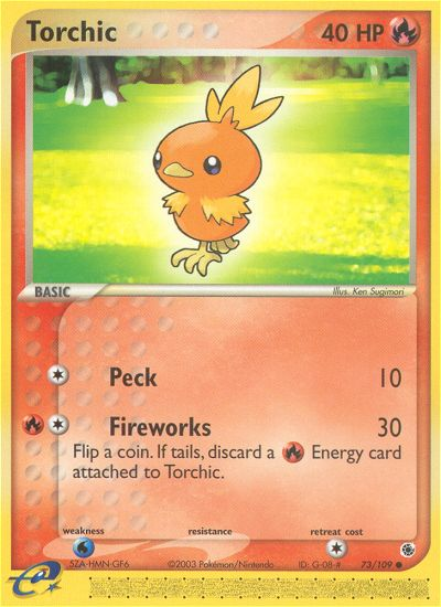 Torchic (73/109) [EX: Ruby & Sapphire] | Enigma On Main