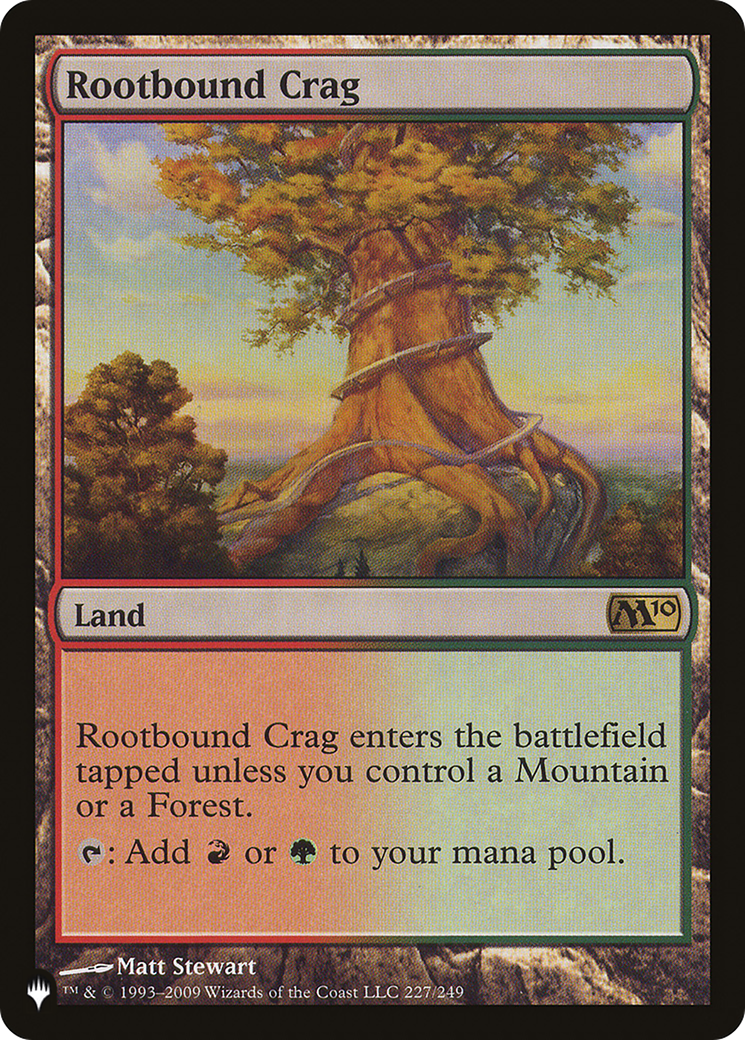 Rootbound Crag [The List] | Enigma On Main