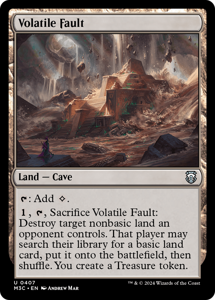 Volatile Fault (Ripple Foil) [Modern Horizons 3 Commander] | Enigma On Main