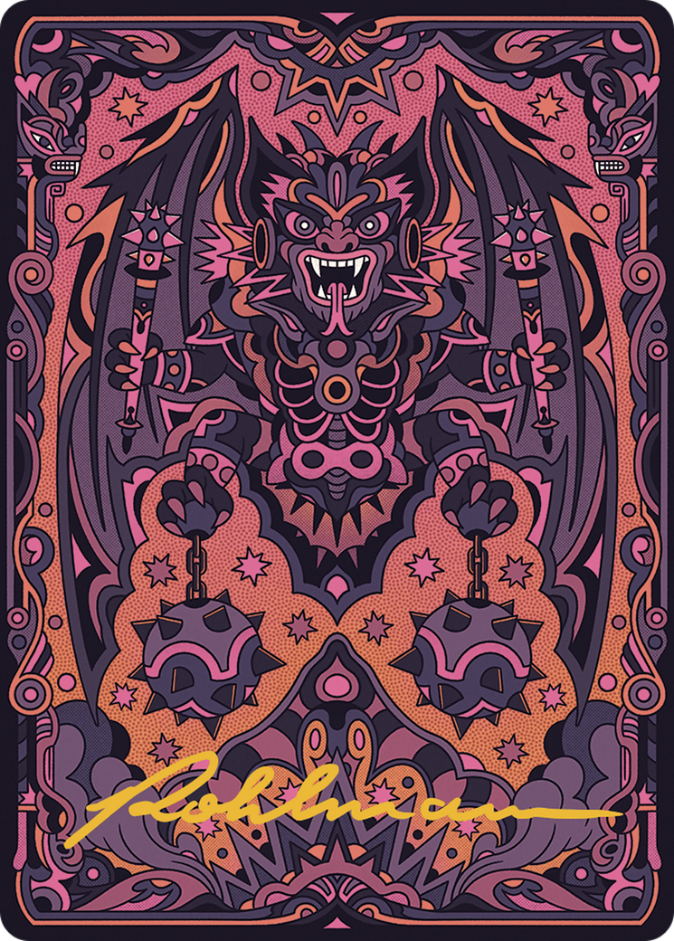 Bloodletter of Aclazotz Art Card (61/81) (Gold-Stamped Signature) [The Lost Caverns of Ixalan Art Series] | Enigma On Main
