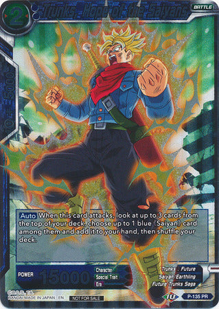 Trunks, Hope of the Saiyans (Series 7 Super Dash Pack) (P-135) [Promotion Cards] | Enigma On Main