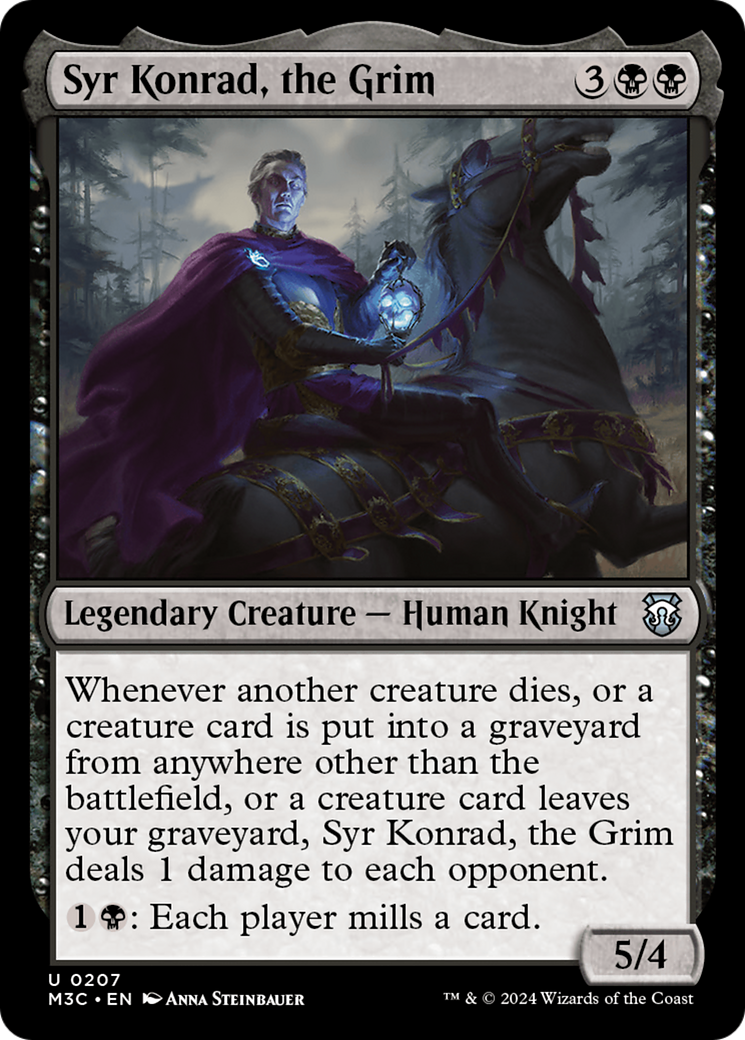 Syr Konrad, the Grim (Ripple Foil) [Modern Horizons 3 Commander] | Enigma On Main