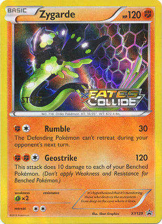 Zygarde (XY129) (Staff) [XY: Black Star Promos] | Enigma On Main