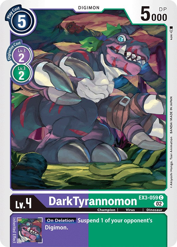 DarkTyrannomon [EX3-059] [Draconic Roar] | Enigma On Main