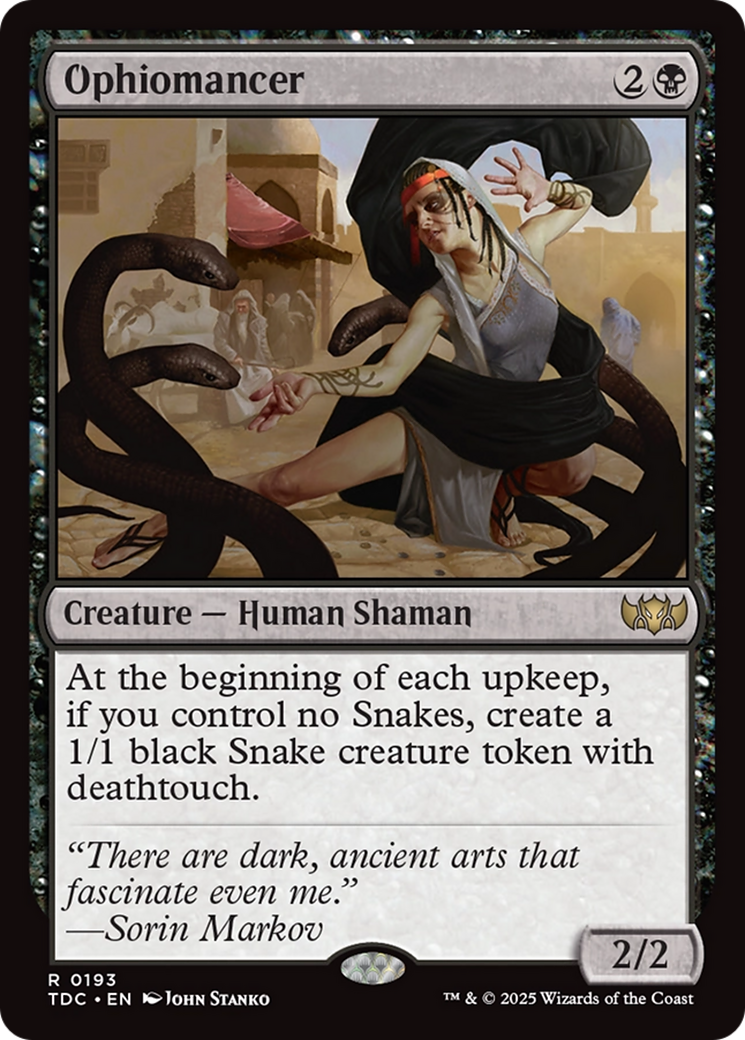 Ophiomancer [Tarkir: Dragonstorm Commander] | Enigma On Main
