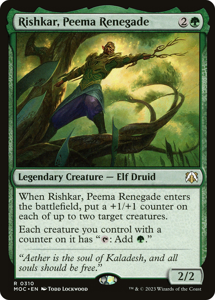 Rishkar, Peema Renegade [March of the Machine Commander] | Enigma On Main