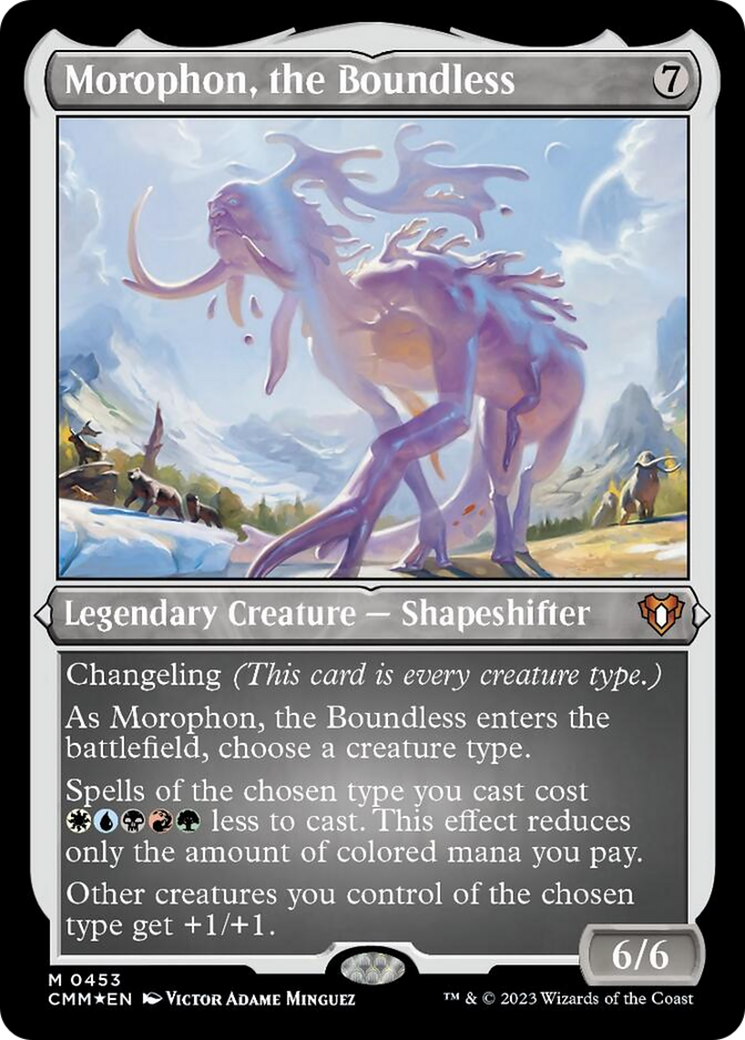 Morophon, the Boundless (Foil Etched) [Commander Masters] | Enigma On Main