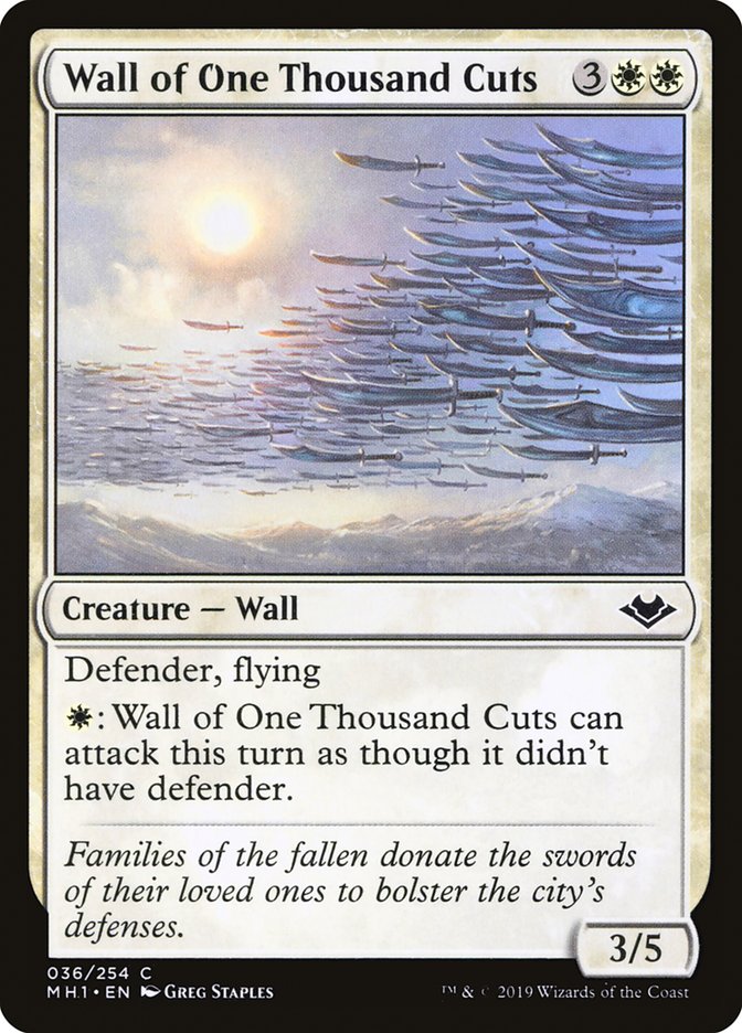 Wall of One Thousand Cuts [Modern Horizons] | Enigma On Main
