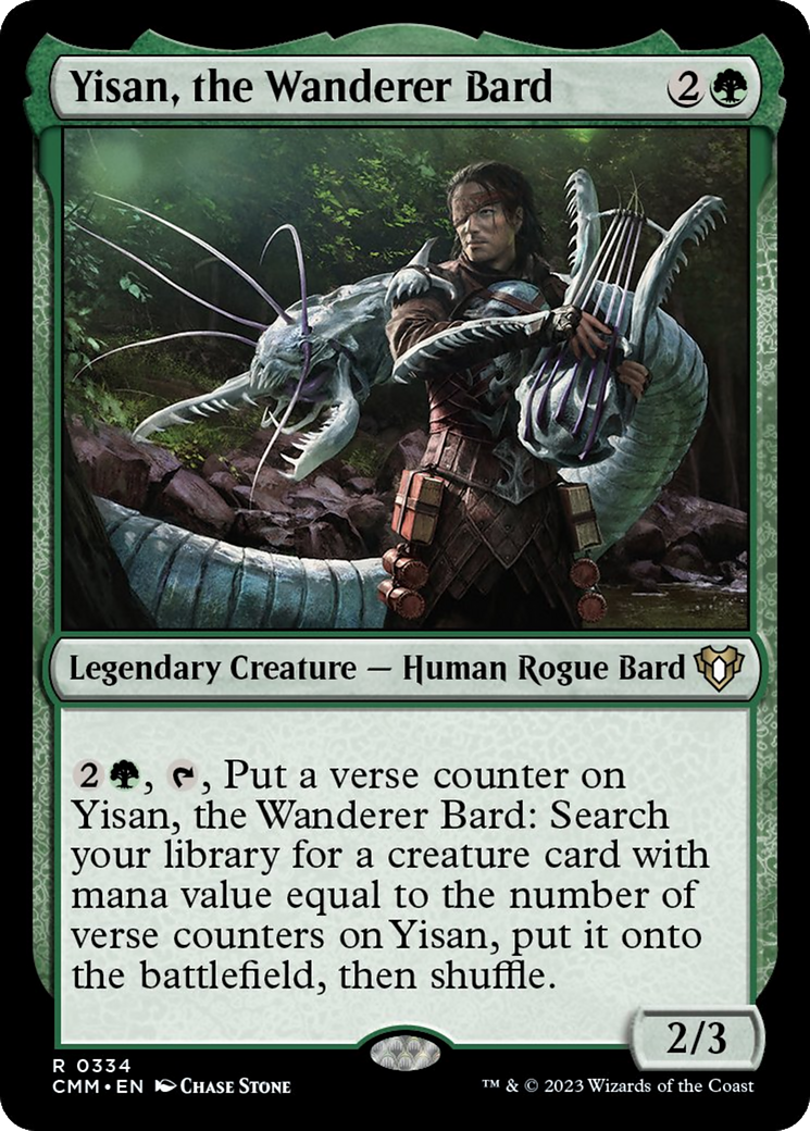 Yisan, the Wanderer Bard [Commander Masters] | Enigma On Main