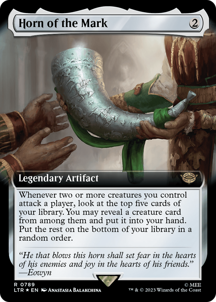 Horn of the Mark (Extended Art) (Surge Foil) [The Lord of the Rings: Tales of Middle-Earth] | Enigma On Main