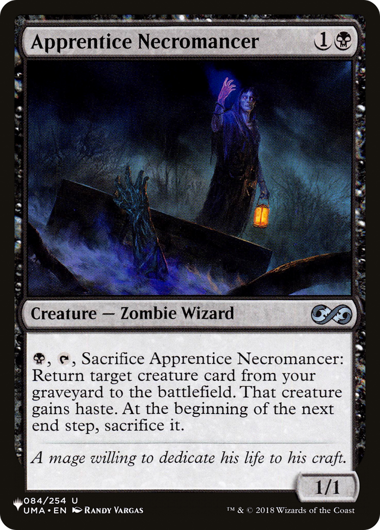 Apprentice Necromancer [The List Reprints] | Enigma On Main