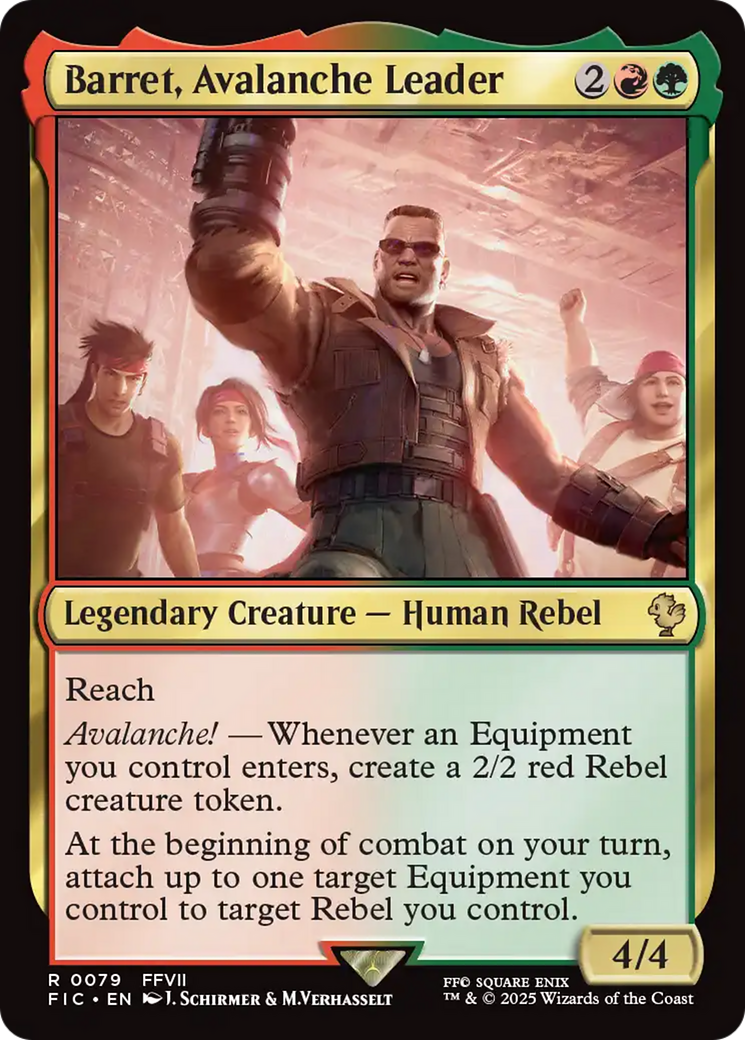 Barret, Avalanche Leader [FINAL FANTASY Commander] | Enigma On Main