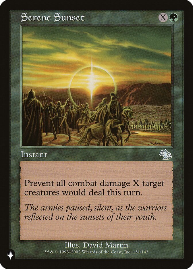 Serene Sunset [The List] | Enigma On Main