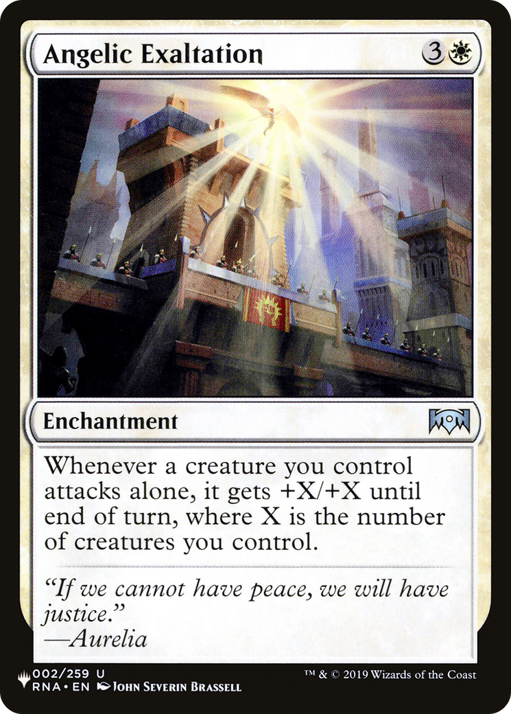 Angelic Exaltation [The List Reprints] | Enigma On Main