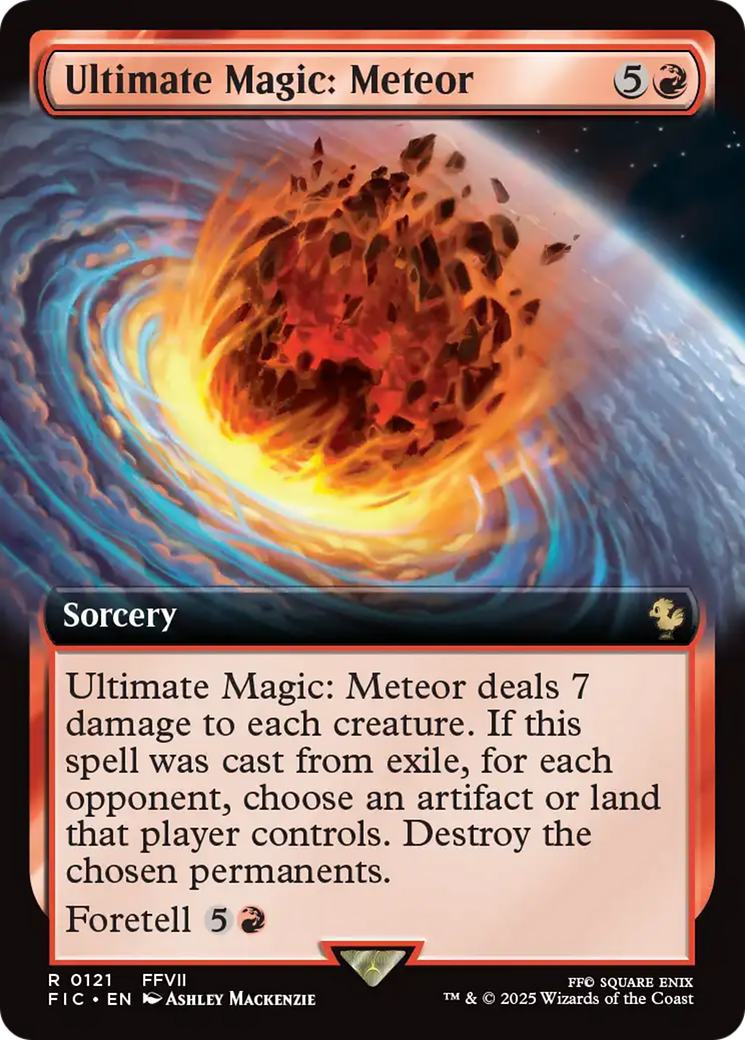 Ultimate Magic: Meteor (Extended Art) [FINAL FANTASY Commander] | Enigma On Main