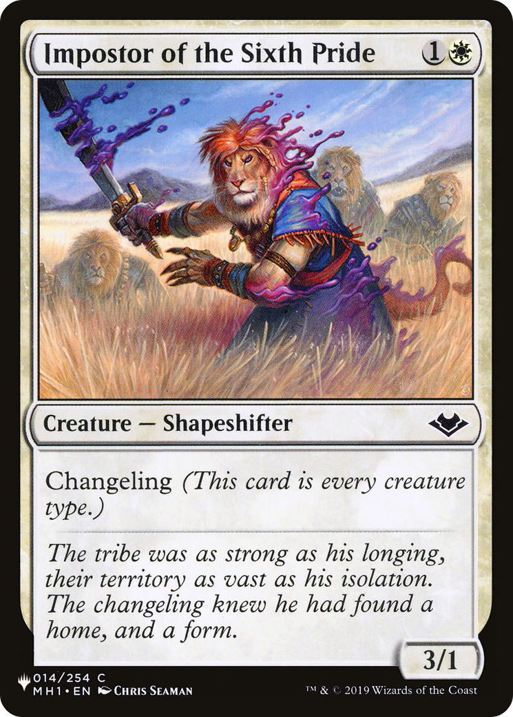 Impostor of the Sixth Pride [The List] | Enigma On Main