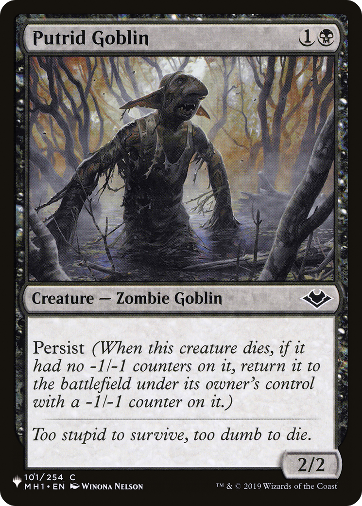 Putrid Goblin [The List Reprints] | Enigma On Main