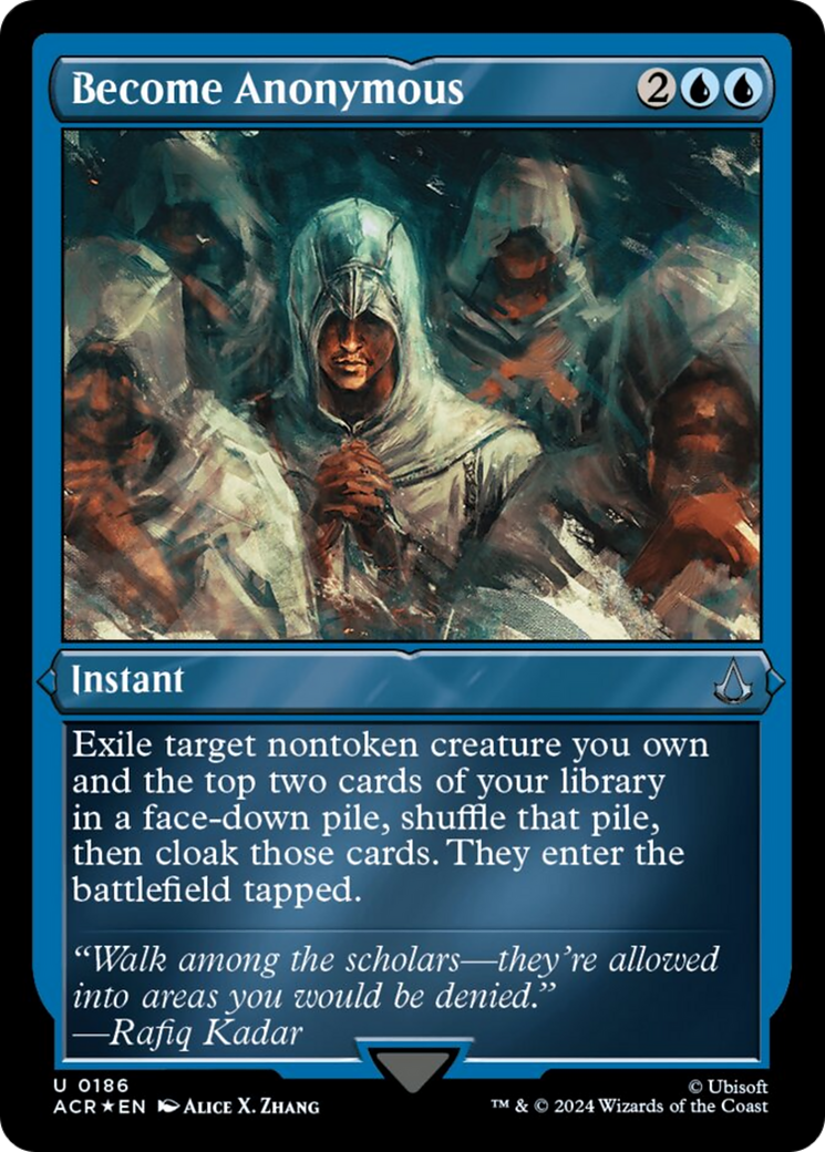 Become Anonymous (Foil Etched) [Assassin's Creed] | Enigma On Main