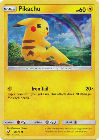 Pikachu (28/73) (Cracked Ice Holo) [Miscellaneous Cards] | Enigma On Main