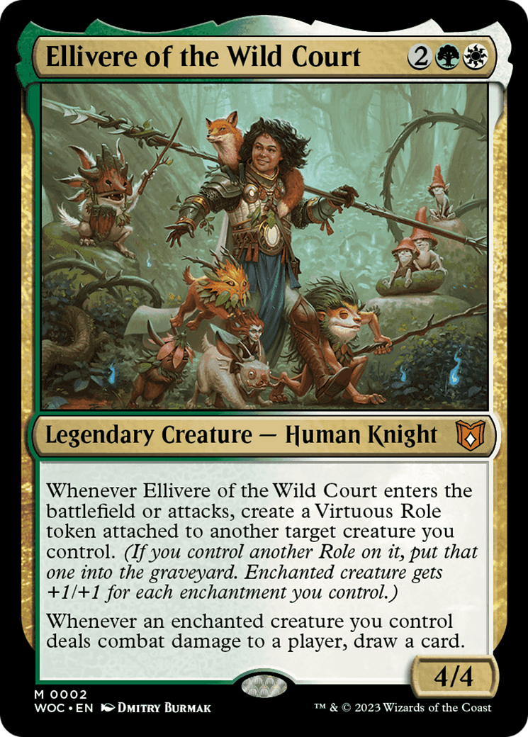 Ellivere of the Wild Court [Wilds of Eldraine Commander] | Enigma On Main