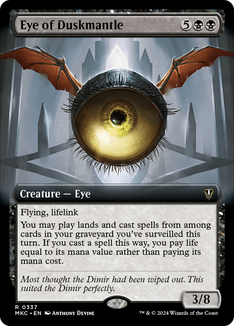 Eye of Duskmantle (Extended Art) [Murders at Karlov Manor Commander] | Enigma On Main