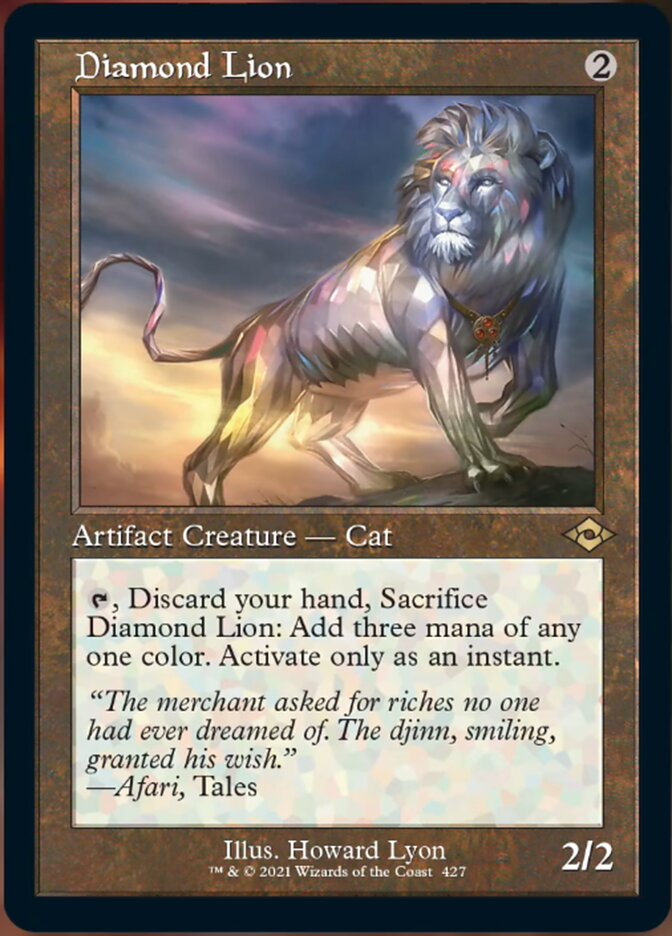 Diamond Lion (Retro Foil Etched) [Modern Horizons 2] | Enigma On Main