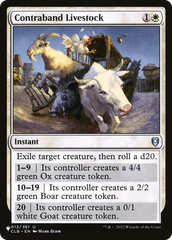 Contraband Livestock [The List Reprints] | Enigma On Main