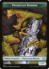 Phyrexian Horror Token (007) [Phyrexia: All Will Be One Tokens] | Enigma On Main