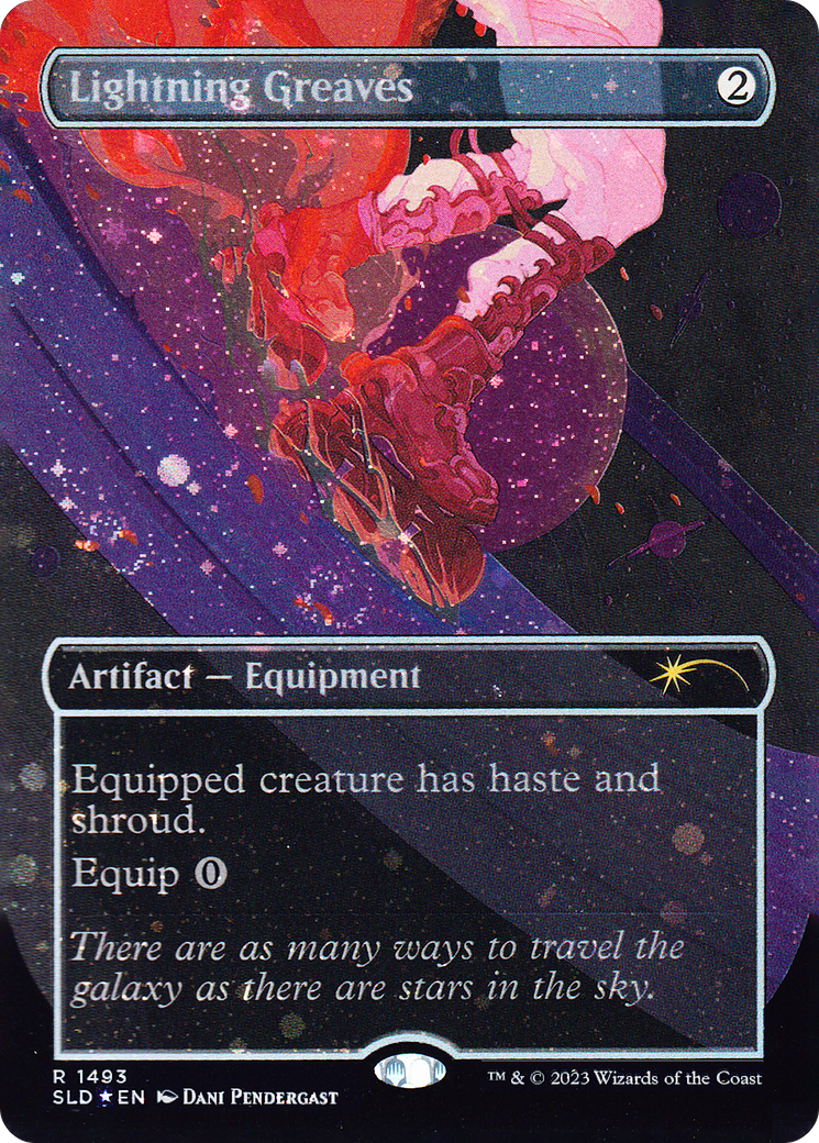 Lightning Greaves (1493) (Galaxy Foil) [Secret Lair Drop Series] | Enigma On Main