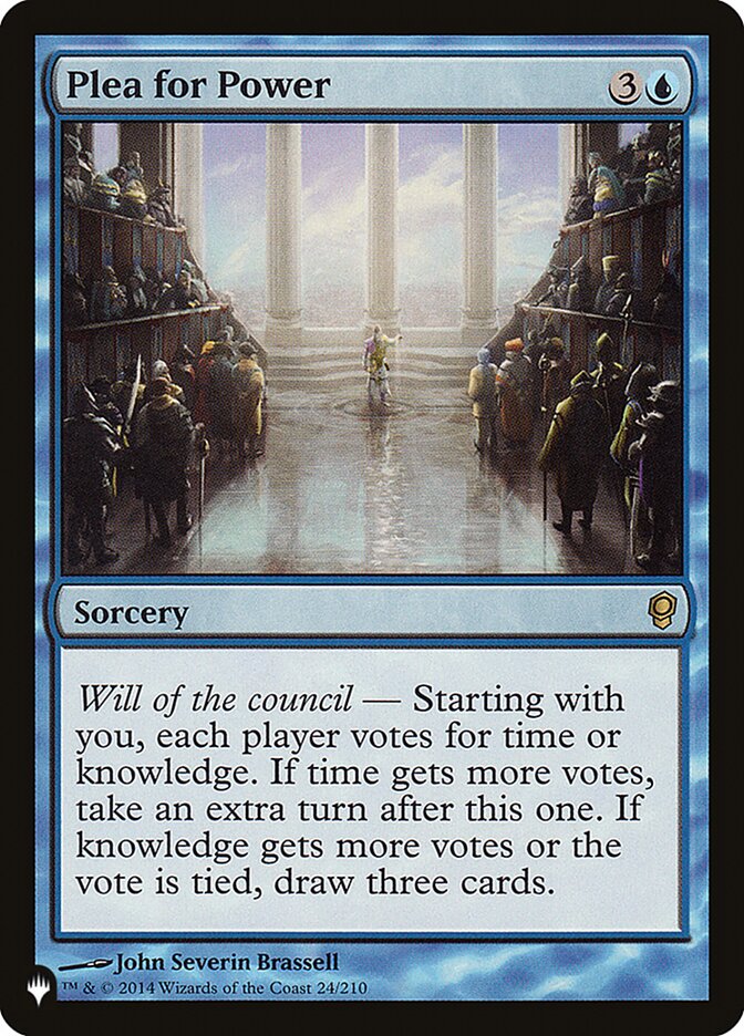 Plea for Power [The List] | Enigma On Main
